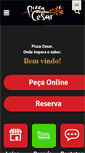 Mobile Screenshot of pizzacesar.com.br